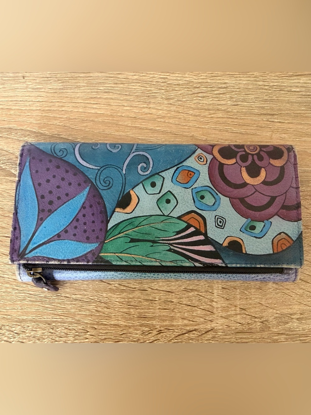 Anuschka Colorful Patterned Women’s Wallet - Multicolor